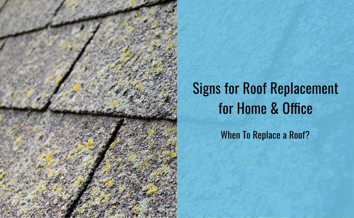 when to replace roof top 5 signs for roof replacement for home & office